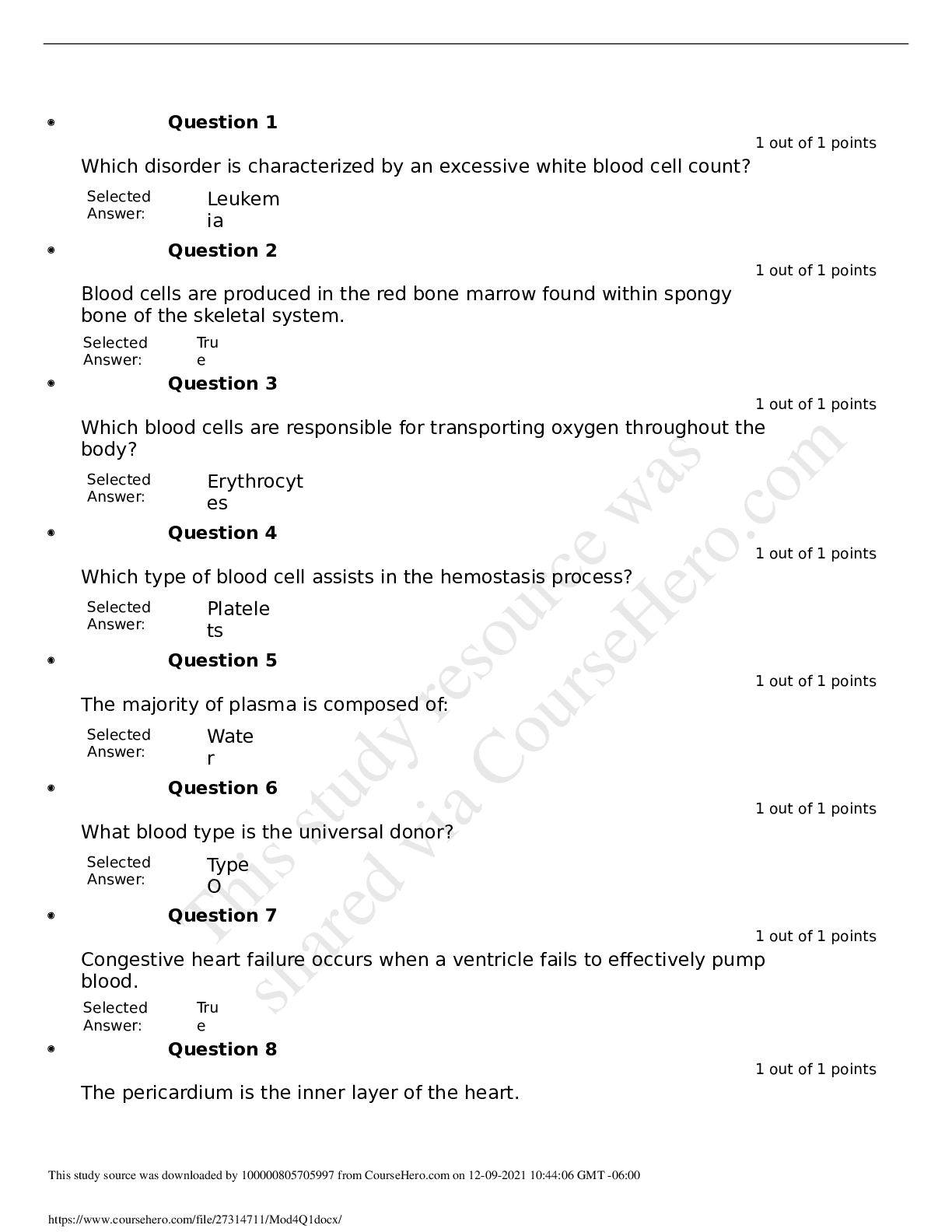 Preview of Module 4 Quiz1